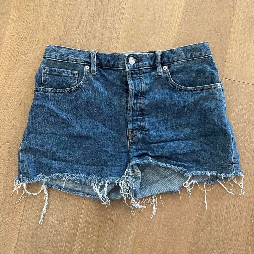 Everlane Women's Blue and Navy Shorts